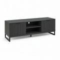 TV-Lowboard Schwarz 140 x 40 x 50 cm